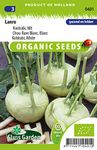 Kohlrabi Lanro White Vegetable Seeds per Gram - Organically Grown Seeds per Gram - 0,5 g - Seeds per Gram: +/-200