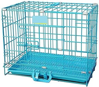 Midwest Dog Cage Double Door Heavy Duty Folding Metal Kennel for Medium Size Dogs and Adults 30 Inch