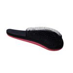 Mastela kids Hair Brush, Compatible for Wet and Dry Hair, Best for detangling hair | Stylish Comb for Babies/Children/Kids| Easy to Use on Baby’s Sensitive Scalps (Dark Pink, Pack of 1)