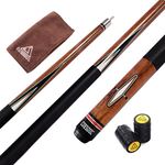 CUESOUL 58 Inch Pool Cue with 13mm Cue Tips with Cleaning Towel & Joint Protector (CSPC018)