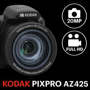 KODAK Pixpro AZ425 42X Zoom Digital Camera – HD Photography