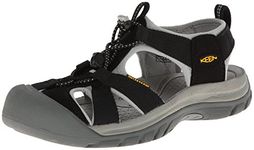 Keen Women's Venice H2 Hiking Sandals, Black Black Neutral Grey, 3.5 UK