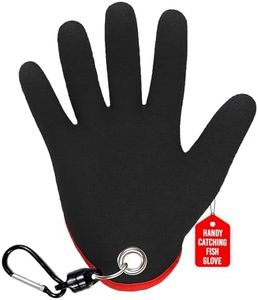 Rite Angler Handy Catching Fish Glove - Fishing Gloves for Men and Women, Handling, Catching, Cleaning, Non-Slip Grip, Breathable, Water-Resistant, Flexible - 8.5"