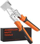 Mutt Tools Hand Seamers Sheet Metal Tools – 3 Inch Hand Seamer with 1/4" Depth Markings and Ergonomic Grip – Metal Bending Tool, Tong for HVAC Work