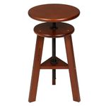 MEEDEN Wooded Drafting Stool, Artist Stool,Wood Bar Stool,Kitchen Stool, Art Stool with Adjustable Height, Perfect for Artists Studio,Home Use,Kitchen,Bars