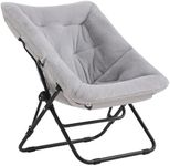 Tiita Comfy Saucer Chair, Soft Faux