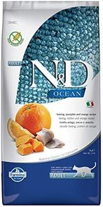 N&D OCEAN CAT HERRING, PUMPKIN AND ORANGE ADULT 5KG