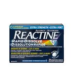 Reactine Rapid Dissolve Extra Strength Tablets - For Itchy Eyes, Hives, Runny Nose - 24 Hour Allergy Relief - 24 Count