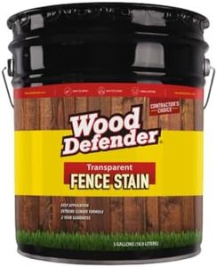 Wood Defender Transparent Fence Stain Clear Glow 5-Gallon