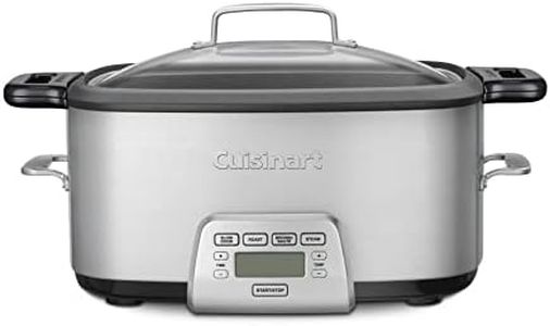 Cuisinart MSC-800 7-Quart 4-in-1 Cook Central Multicooker, Stainless Steel/Black