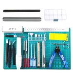 Professional Model Building Tools Kit for Gundam Modeler Basic Hobby Tool Kit Craft Sets Car Model Repairing Fixing,GeeBat 24 Pcs Professional Model Tools Kit for Building Model