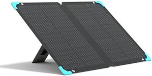 Renogy 80 watt Portable Solar Panel for Power Station, 12v Foldable Solar Panel for Camping RV of 22% Efficiency Mono Solar Module with IP67 Waterproof Etfe Lamination, Adjustable Kickstand for Off Grid
