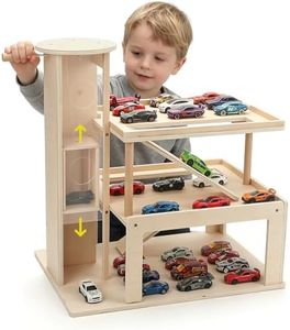 Display Case for Hot Wheels Garage & Matchbox Cars, with an Elevator