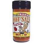 Kickin' Hot Spicy Ghost Pepper Salt – 3.4oz. Shaker Jar - Perfect Flavored Salt for Popcorn Seasoning, Margarita Salt and French Fry Seasoning - Premium Gourmet Gift