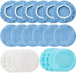 20 Pieces Car Orbital Buffer Polisher Pad Bonnet Microfiber Max Baxer Bonnet Polishing Bonnet Buffing Pad Cover (5-6 Inches)