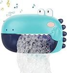 Lehoo Castle Bath Toys, Singing Bubble Machine Blower for Bathtub, Automatic Bath Bubble Maker with Measuring Cup, Gifts for 1 2 3 Year Old Girls Boys