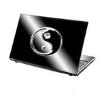 TaylorHe 13-14 inch Laptop Skin Vinyl Decal MADE IN ENGLAND Black & White Ying Yang Sign