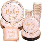 Baby Shower Plates and Napkins Girl