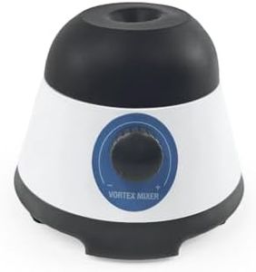 VISOSCI Vortex Mixer with Touch Start, Paint Mixer Shaker with Adjustable Speed 0-3500RPM,Vortexer for Hobby Acrylic Paints,Nail Polish,Pigment,Testing Tubes, 50 pcs Stainless Steel Balls