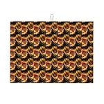 Orange Sunflower Wallpaper Print Ab