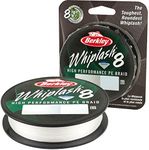 Berkley Whiplash 8 Braided Fishing Line - 100 Percent Dyneema 8 Strand Braid for Saltwater and Freshwater Fishing