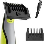 5-in-1 Adjustable Guards for Hybrid Electric Trimmer QP2520 QP2530 QP2630 QP2620 QP2510 QP2521 QP2522 QP2531 QP6510, O Blade 5 Length Settings Optional From 1-5mm with Cleaning Brush