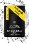 Lumin - Men's Dark Circle Defense Balm - Anti-Aging Korean Formulated Eye Cream Treatment for dark circles, fine lines, & wrinkles, Suitable for all skin types, Daily Use, 20ml, 1-Pack