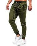BUXKR Mens Casual Joggers Sweatpant