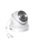 ZOSI 5MP PoE Security Camera with Person Vehicle Detection,2-Way Audio,Color Night Vision,Sound & Light Alarm,IP66 Weatherproof for Outdoor Indoor,with Micro SD Card Slot,Only Work POE NVR