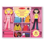 Melissa & Doug Magnetic Dress-Up Dolls for 3 Year Olds Girls Toys | Crafts Sets Girls & Boys | Fashion Wooden Dolls Craft Kits for Kids Age 3 + | Magnetic Dress Up Dolls for Girls Age 6, 5, 4, 3