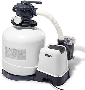 Intex 26651EG 3,000 GPH Above Ground Pool Sand Filter Pump with Automatic Timer