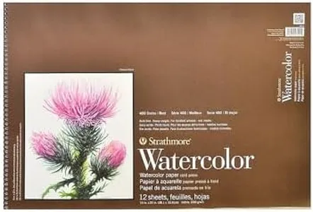 Strathmore (440-4 STR-440-4 12 Sheet No.140 Watercolor Cp Wire Bound Pad, 15 by 22", 15"x22"