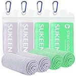 Sukeen 4 Pack Cooling Towel (40"x12