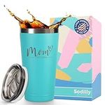 New Mom Gifts for Women - Mom Est. 2024 - Sentimental Gifts for Mom - First Mothers Day Gifts Ideas - New Mom Gifts for Women After Birth - Pregnancy Gifts for First Time Moms - Mom Tumbler Mint 16 oz