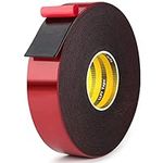 LLPT Double Sided Foam Tape 2 Inches x 50 Ft Durable Adhesive Weatherproof for Fill Gaps Attach Bond and Mount Uneven Or Textured Surfaces (T004B)