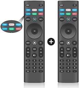 【Pack of 2】 New Universal Remote for VIZIO All LED LCD HD 4K UHD HDR Smartcast 3D Smart TVs Replacement for Vizio-Smart-TV-Remote with 6 Shortcut Buttons for Vizio Smart TVs(D/E/M/P/PX/V/OLED-Series)