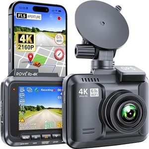 Rove R2-4K Dash Cam Built in WiFi GPS Car Dashboard Camera Recorder with UHD 2160P, 2.4" LCD, 150° Wide Angle, WDR, Night Vision