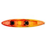 Perception Rambler 13.5 T Recreational Kayak - Sit On Top Tandem - 2 Person - Orange - Polyethylene (PE) - 13.5 ft - Sunset