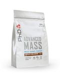 PhD Nutrition| Advanced Mass| Powder| Mass Gainer| High Calorie| High in Protein| Muscle Building| GMO Free| Palm Oil Free| Vegetarian| Post Workout| 5.4kg| Shake| Chocolate Fudge Brownie Flavour