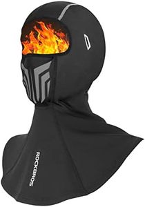 ROCKBROS Winter Balaclava Ski Mask Men’s Balaclava Warm Breathable Neck Gaiter for Sports Cold Weather Black