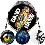Custom Bass Drum Decal or Cling for