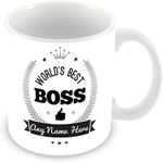 World's Best Boss Personalised Mug 