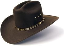 Faux Felt Wide Brim Western Cowboy 