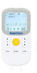 SMARTCARE SC-200 Electric Tens Therapy Device - Battery Powered Nerve Simulator and Full Body Massager for Pain Relief and Relaxation (White)