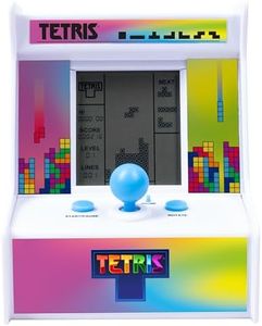 Tetris Desktop Arcade Retro Handheld Game Console – Portable Mini Video Game Console with Sprint & Marathon Modes, Classic Electronic Handheld Video Games for Kids & Adults