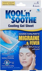 Kool n Soothe Migraine Cooling Strips - 4 Strips, Blue