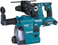 Makita DHR281ZWJ Twin 18V (36V) Li-ion LXT Brushless 28mm Rotary Hammer Complete with DX09 Dust Collection System Supplied in a Makpac Case - Batteries and Charger Not Included