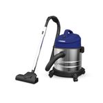 Eureka Forbes Wet & Dry Endura Vacuum Cleaner 22 kPa High Power Suction | Blower Function | 20 litres Tank Capacity | High Strength Stainless Steel Body | 7 Multipurpose Accessories |1 Year Warranty