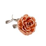 Personalized Gift Hand-Forged Copper and Wrought Iron Metal Rose - 7th Anniversary