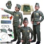 Rudra Fancy Dress Army Costumes for kids police costume & BSF csotumes subhash chandra bose costumes fancy dress costumes for age group 3 to 12 yrs